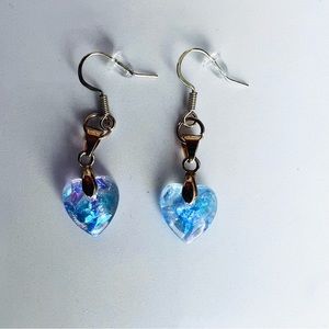 Blue 💙 Heart Earrings